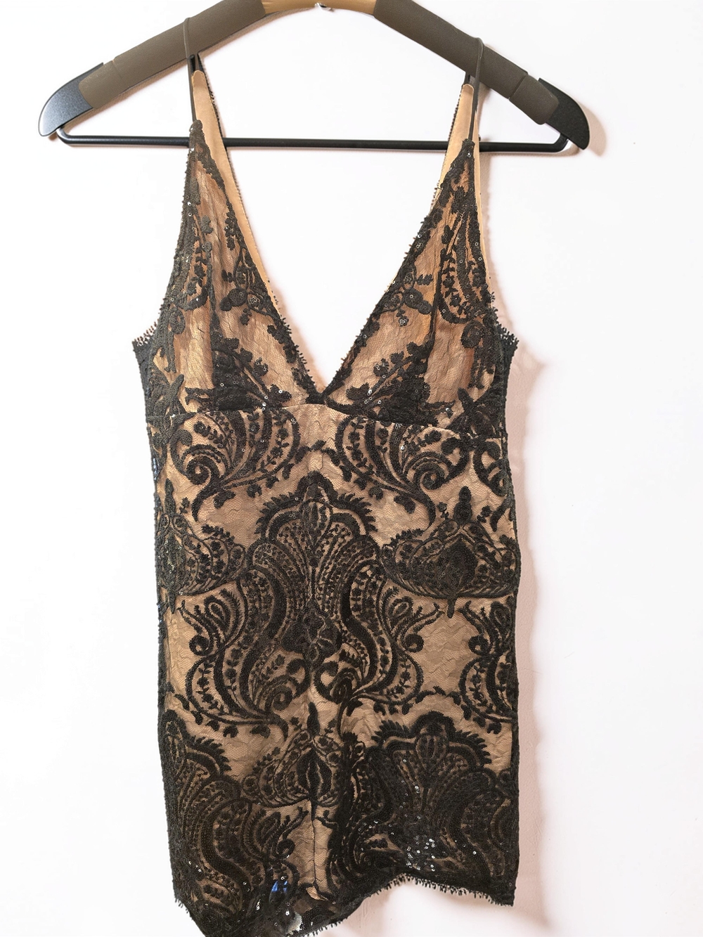 Free People Lace Night Shimmer Mini Dress NwT